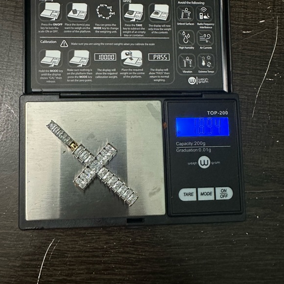 White Gold Necklace 20in 14K - Picture 4 of 5